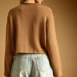 J7541   BUTTON FRONT EASY KNITTED CARDIGAN