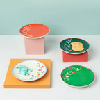 Holiday Glow Christmas Appetizer Plates