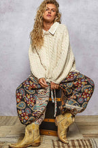 Collared Crochet Sweater