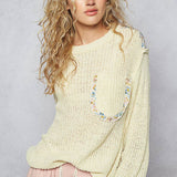 Thin Cable Knit Sweater