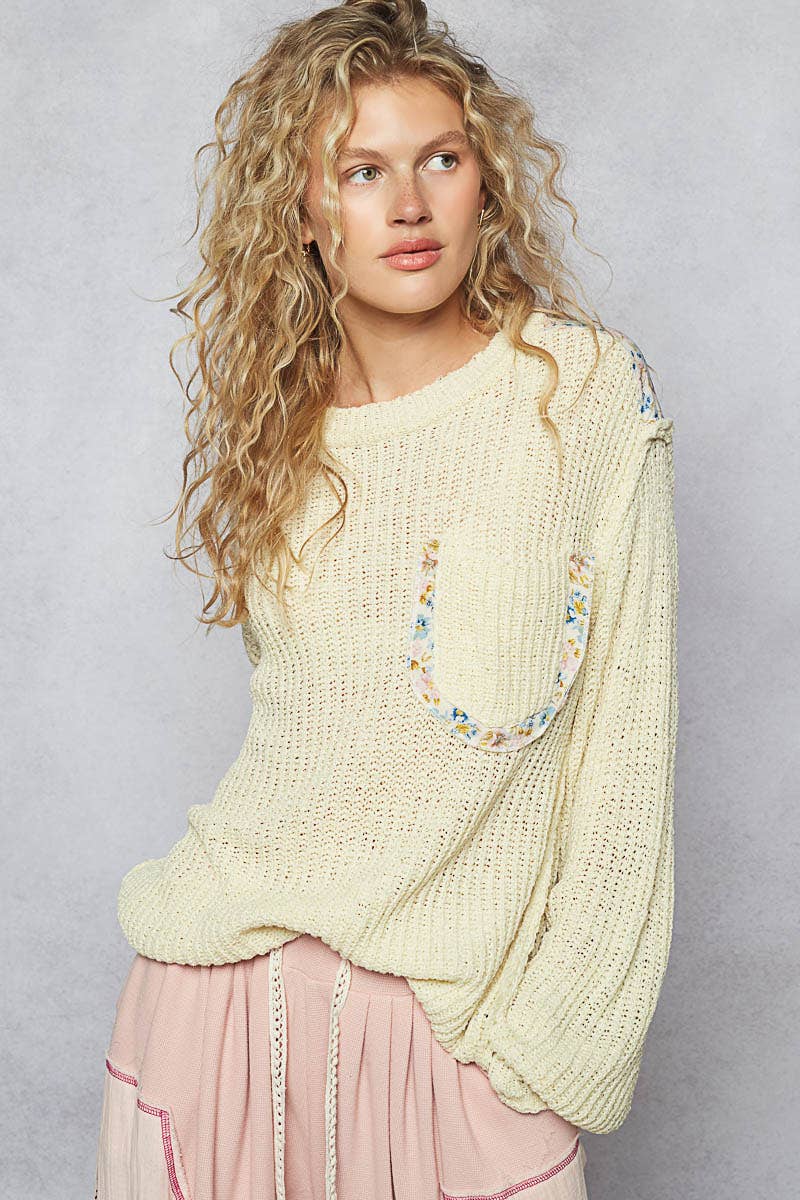 Thin Cable Knit Sweater