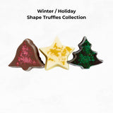 Winter / Holiday Shape Gourmet Chocolate Truffles