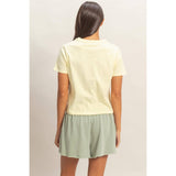 Crew Neck Cotton T-Shirt