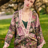 Make A Wish Pixie Duster Cropped Kimono w Wishbone Dandelion