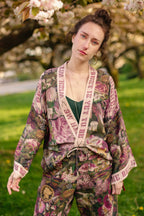 Make A Wish Pixie Duster Cropped Kimono w Wishbone Dandelion