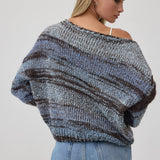 Ombre Stripe Loose Knit Sweater - RSW1229