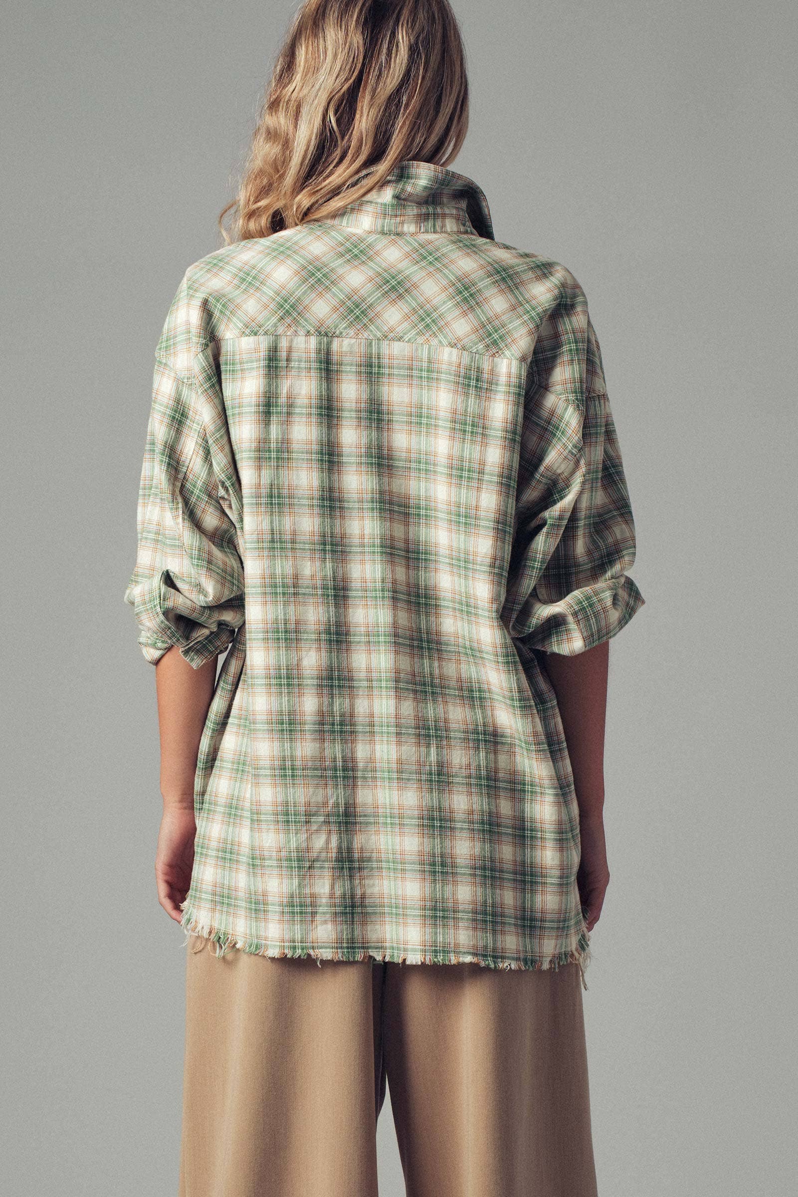 "TO DO: LOOK AT ART" Embroidered Boho Top