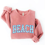 BEACH WITH PATTERN Graphic Sweatshirt