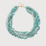 Turquoise Beaded Collar Necklace