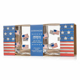 American Flag Icon Acrylic DOF Glasses, Set of 2