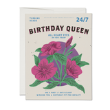 "Birthday Queen" Birthday Card