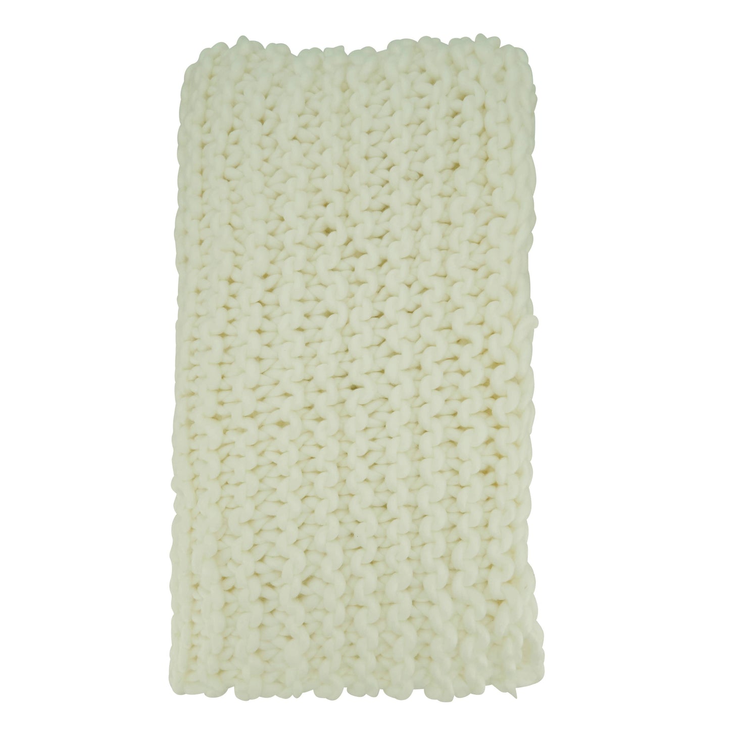 Vintage Style Chunky Knit Throw