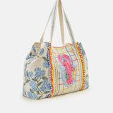 New England Lobster Beaded Oversized Tote