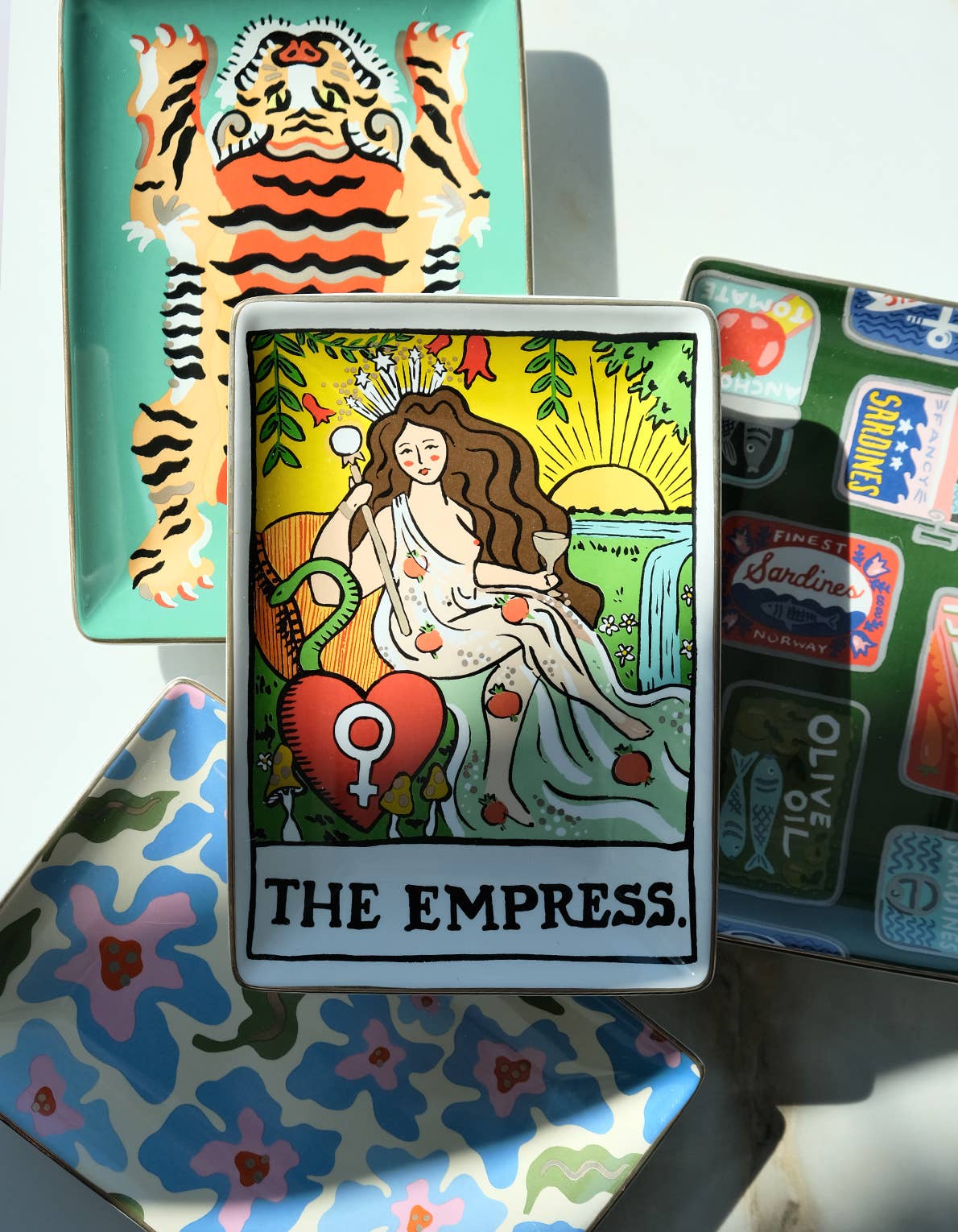 Porcelain Trinket Tray | Tinned Fish