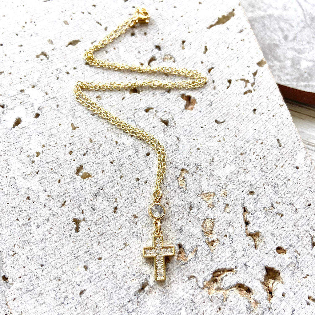 Gold Cross Necklace
