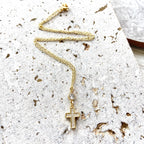 Gold Cross Necklace