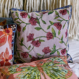 Embroidered Butterfly Throw Soft Pillow Decorative Cushion
