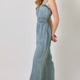 60576 Washed Tencel Jumpsuit