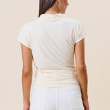 AT2993 Draped jersey top