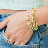 Sand Dollar Stretch Charm Bracelet