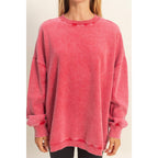 Oversized Crew Neck Sweatshirt