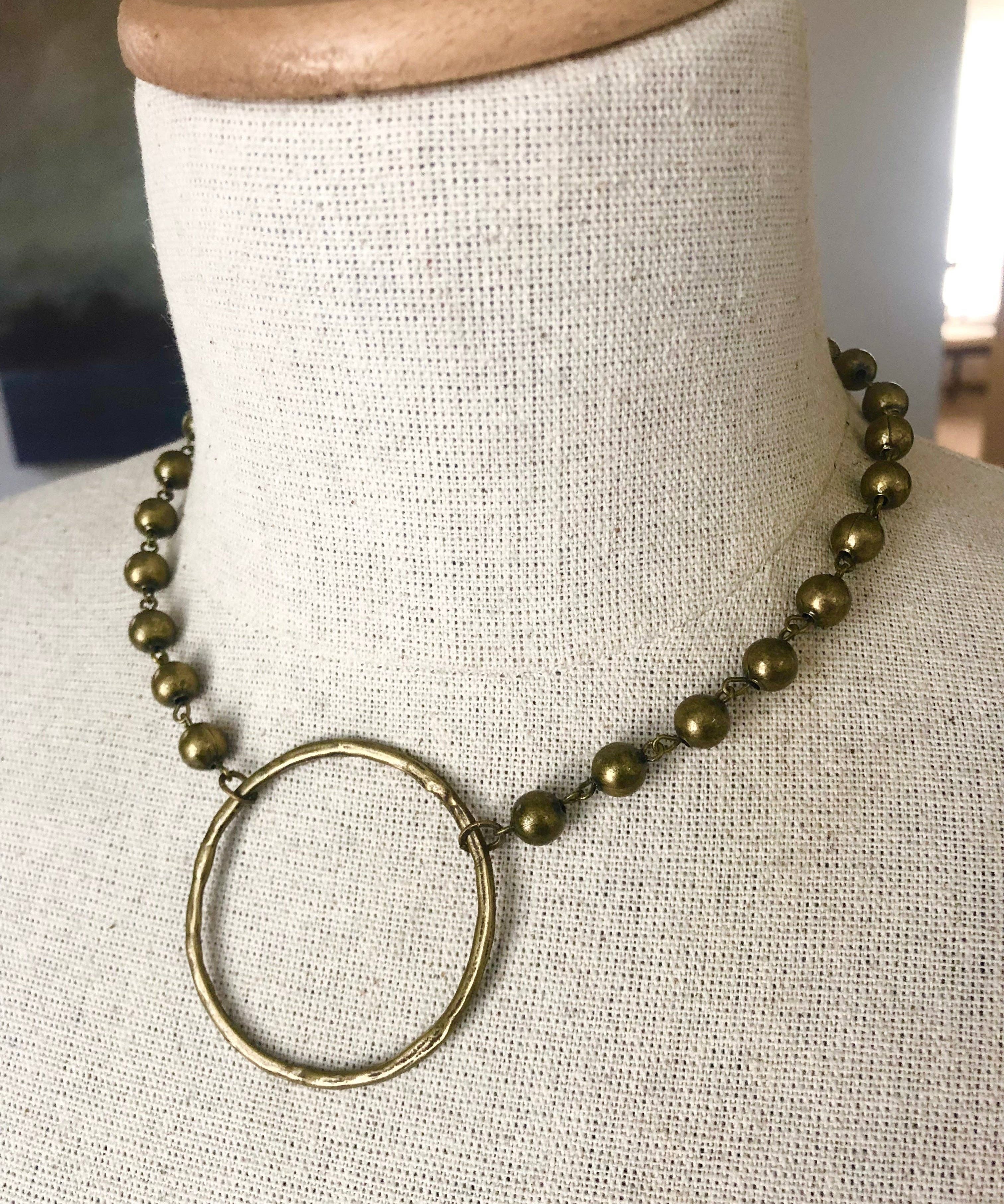 Full Circle Stone Stunner Necklace