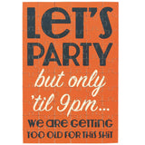 Let's Party Puzzle Card