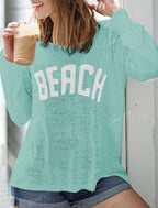 "BEACH" Sweater