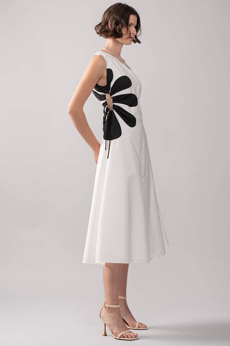 Medallion Bell Sleeve Dress