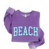 BEACH WITH PATTERN Graphic Sweatshirt