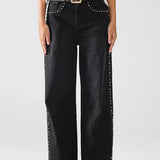 Studded Black Jeans