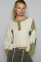 Cut & Sew Knit Sweater