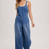 Denim Overall Jumpsuit