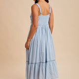 Embroidered Maxi Dress