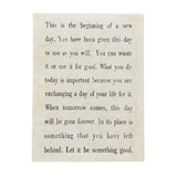 12"x16" This Is The Beginning Art Poster