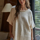 Baggy Knit Pullover Sweater