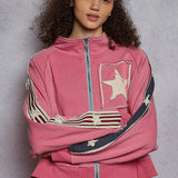 Star Patch Track Jacket