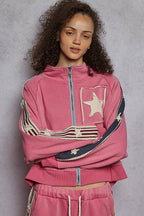 Star Patch Track Jacket