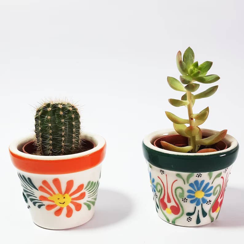Turkish Ceramic Succulent Pots