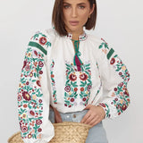 Floral Embroidered Blouse