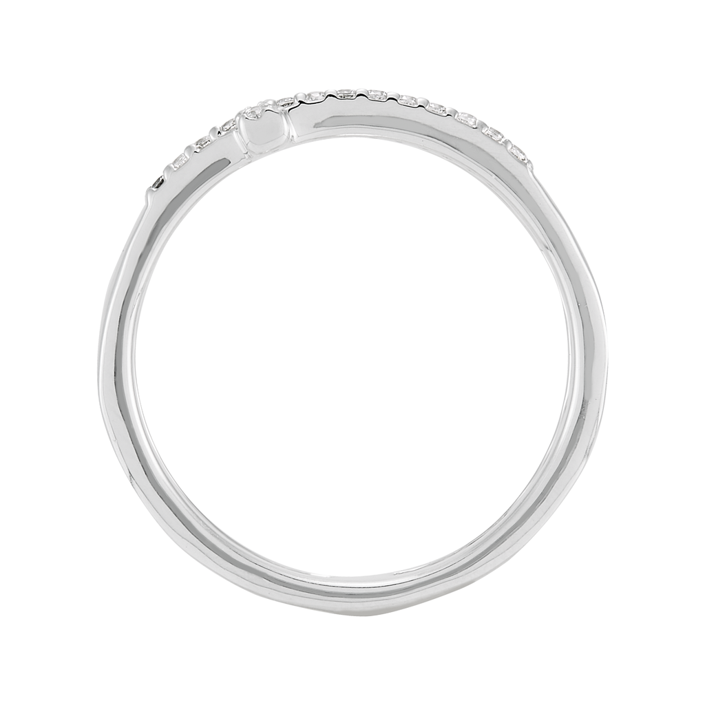 Silpada 'True Faith' Sterling Silver White CZ Ring