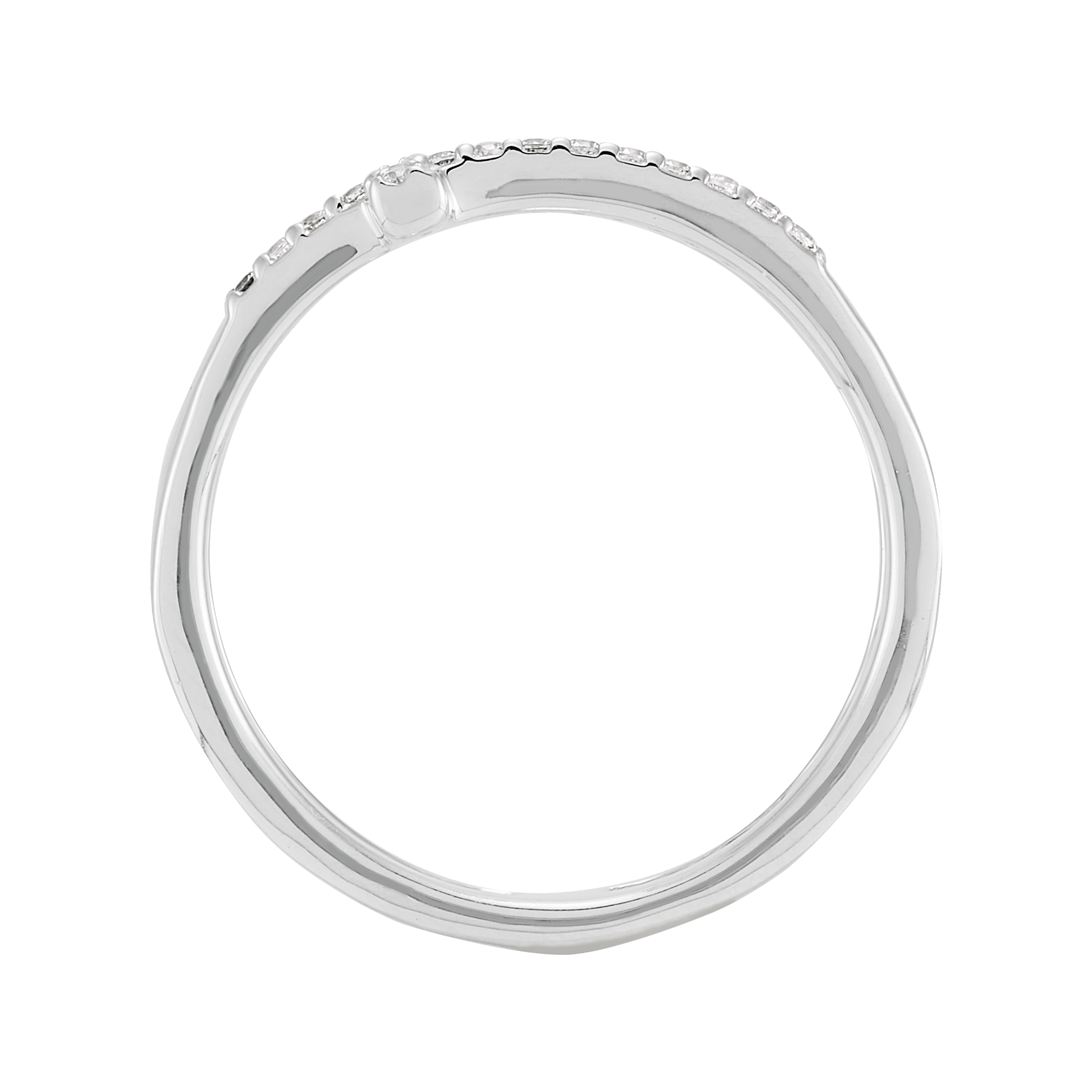 Silpada 'True Faith' Sterling Silver White CZ Ring