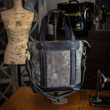 Spider Mums Recycled Canvas Crossbody Tote