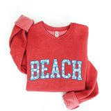 BEACH WITH PATTERN Graphic Sweatshirt