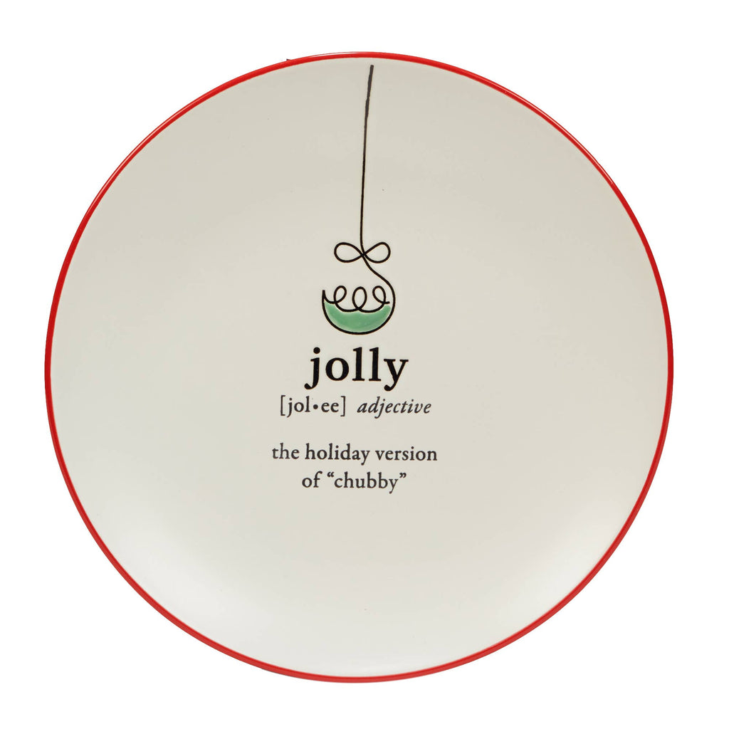 Christmas Sayings Dessert Plates