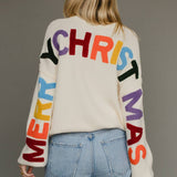 Ivory Merry Christmas Sweater