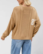 '87' Thick Knit Sweater
