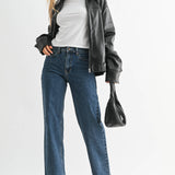 Retro Straight Leg Jeans