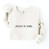 JESUS IS KING Graphic Sweatshirt