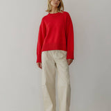 The Asher Sweater | Oversized Cropped Sweater